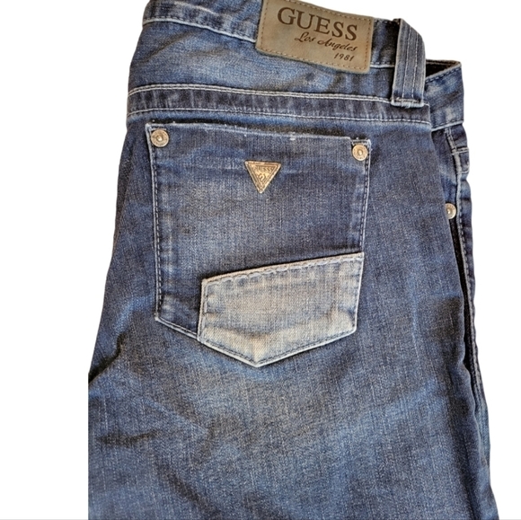 Guess Daredevil Skinny Leg Denim Jeans Size 28 - Picture 3 of 5